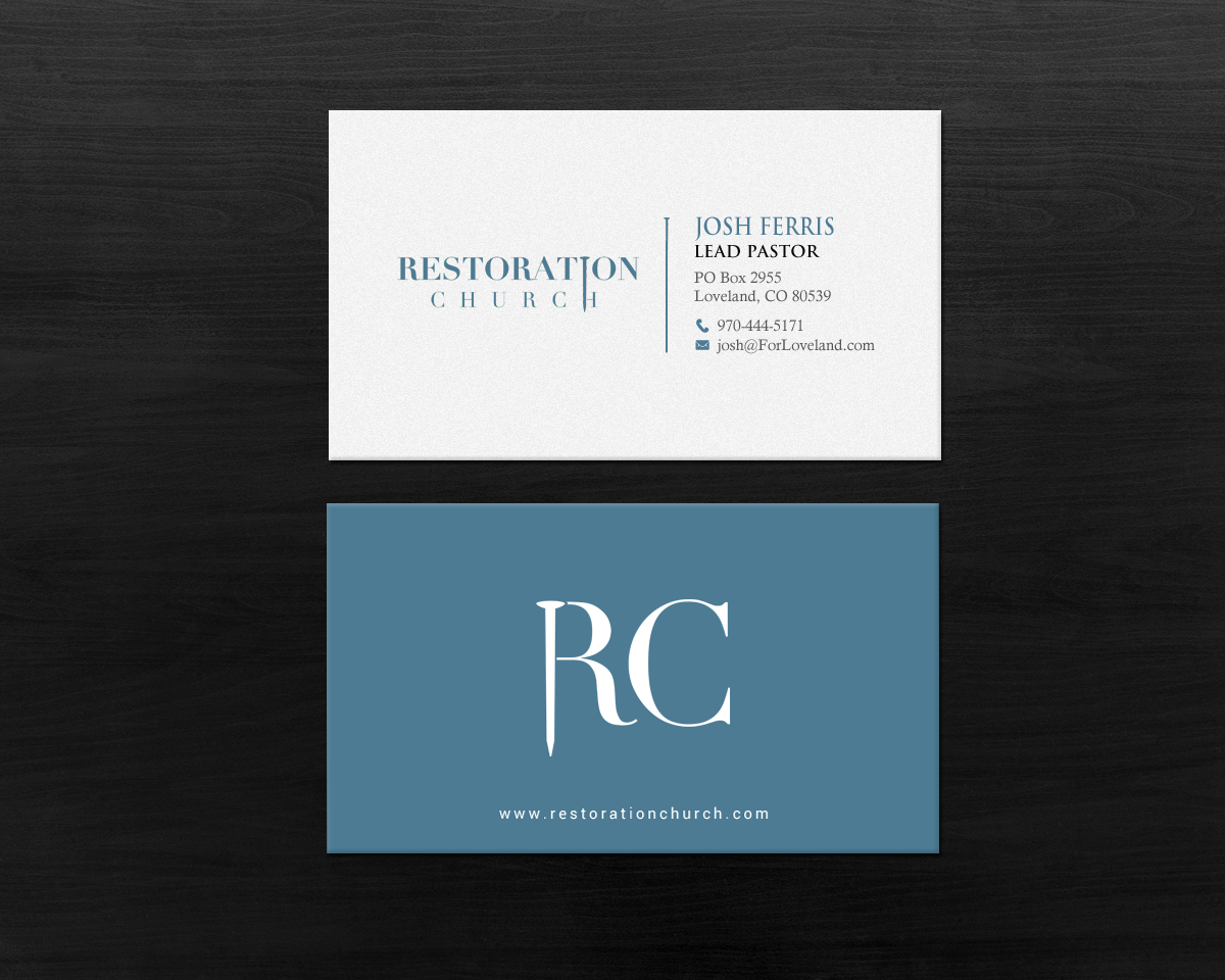 Business Card Design by chandrayaan.creative for Restoration Church | Design #19073764