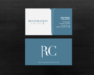 Business Card Design by chandrayaan.creative for Restoration Church | Design: #19073769