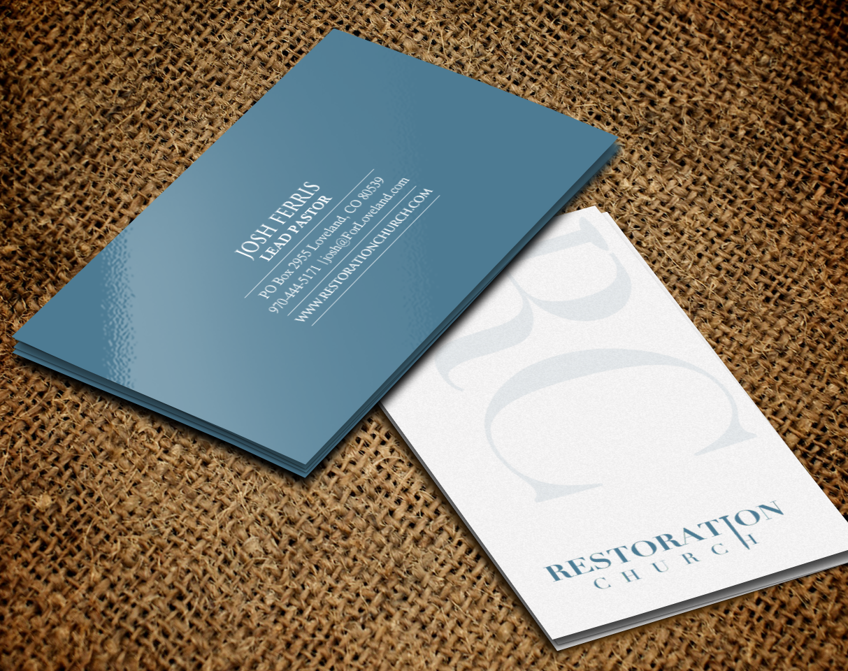Business Card Design by chandrayaan.creative for Restoration Church | Design #19073772