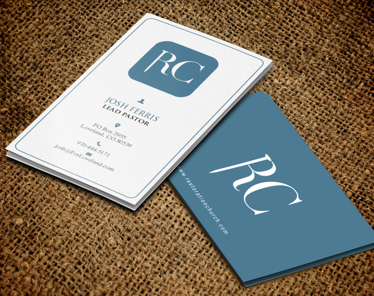 Business Card Design by chandrayaan.creative for Restoration Church | Design #19073774