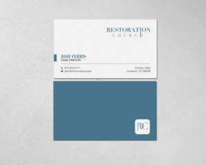Business Card Design by chandrayaan.creative for Restoration Church | Design: #19075956