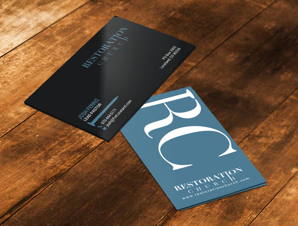 Business Card Design by chandrayaan.creative for Restoration Church | Design #19076471