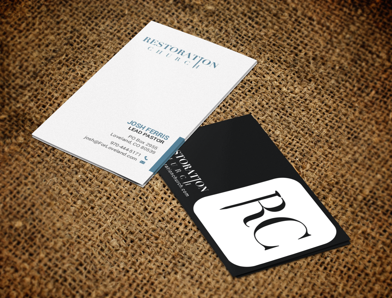 Business Card Design by chandrayaan.creative for Restoration Church | Design #19077791
