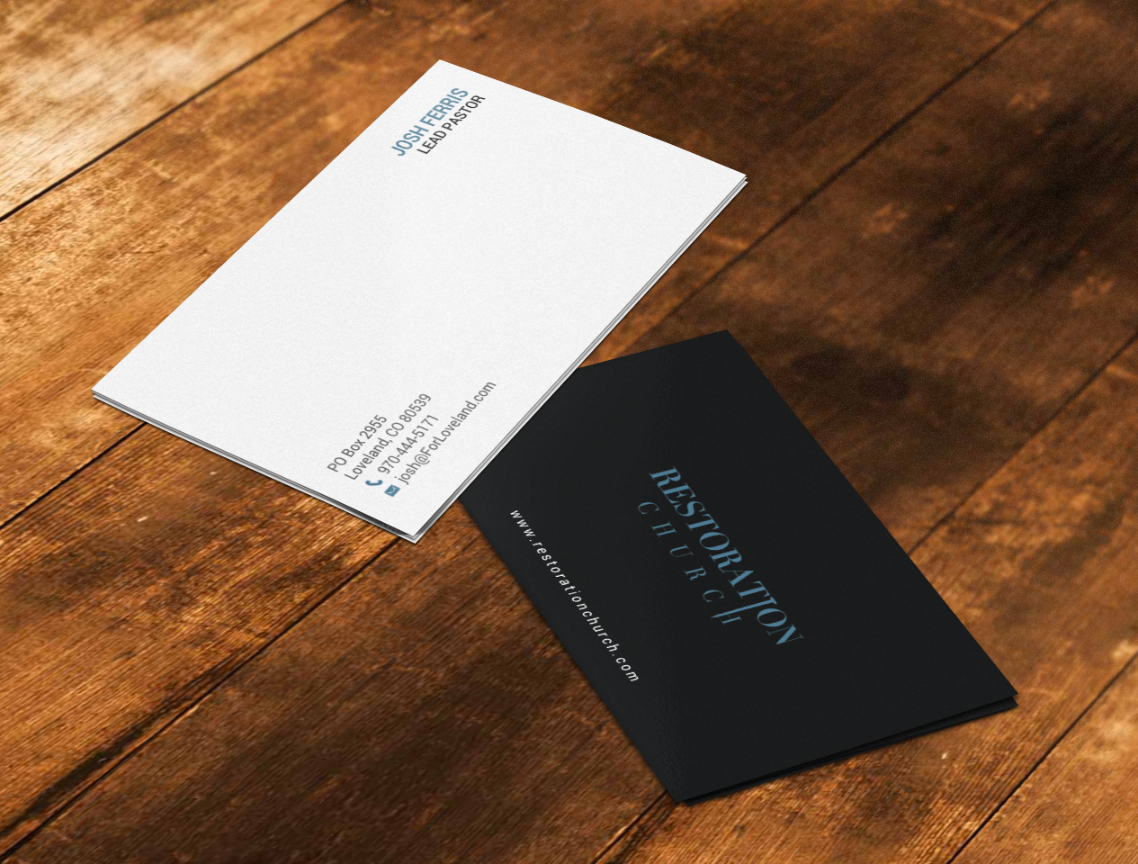 Business Card Design by chandrayaan.creative for Restoration Church | Design #19077792