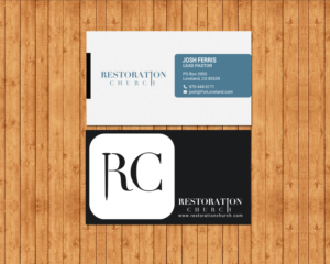 Business Card Design by chandrayaan.creative for Restoration Church | Design: #19077809