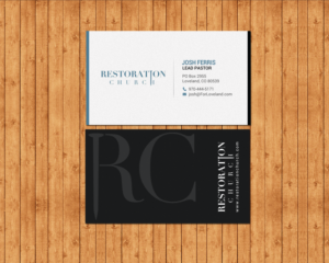 Business Card Design by chandrayaan.creative for Restoration Church | Design: #19077823