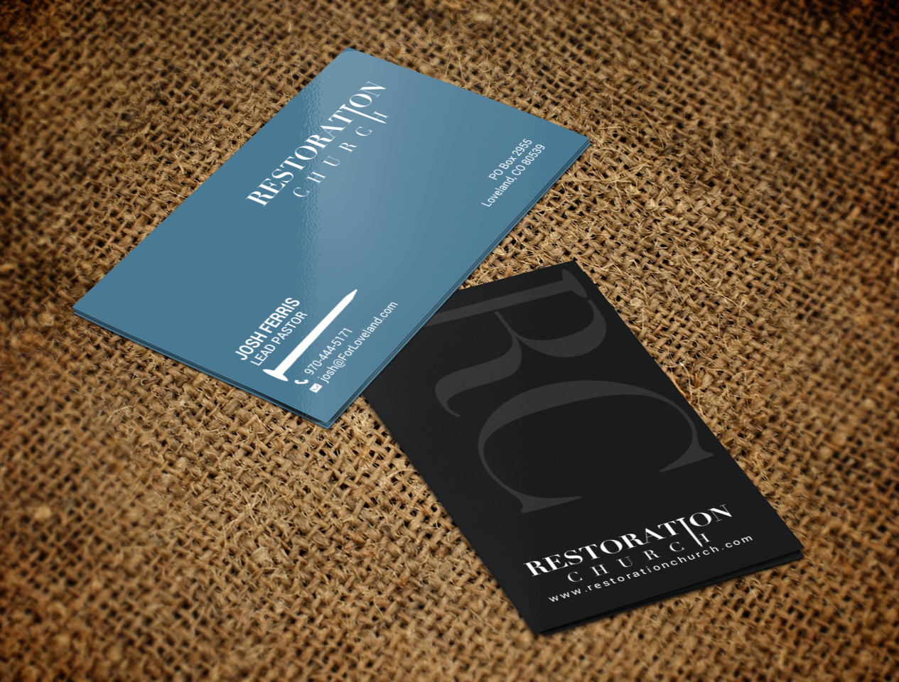 Visitenkarten-Design von chandrayaan.creative für Restoration Church | Design #19124086