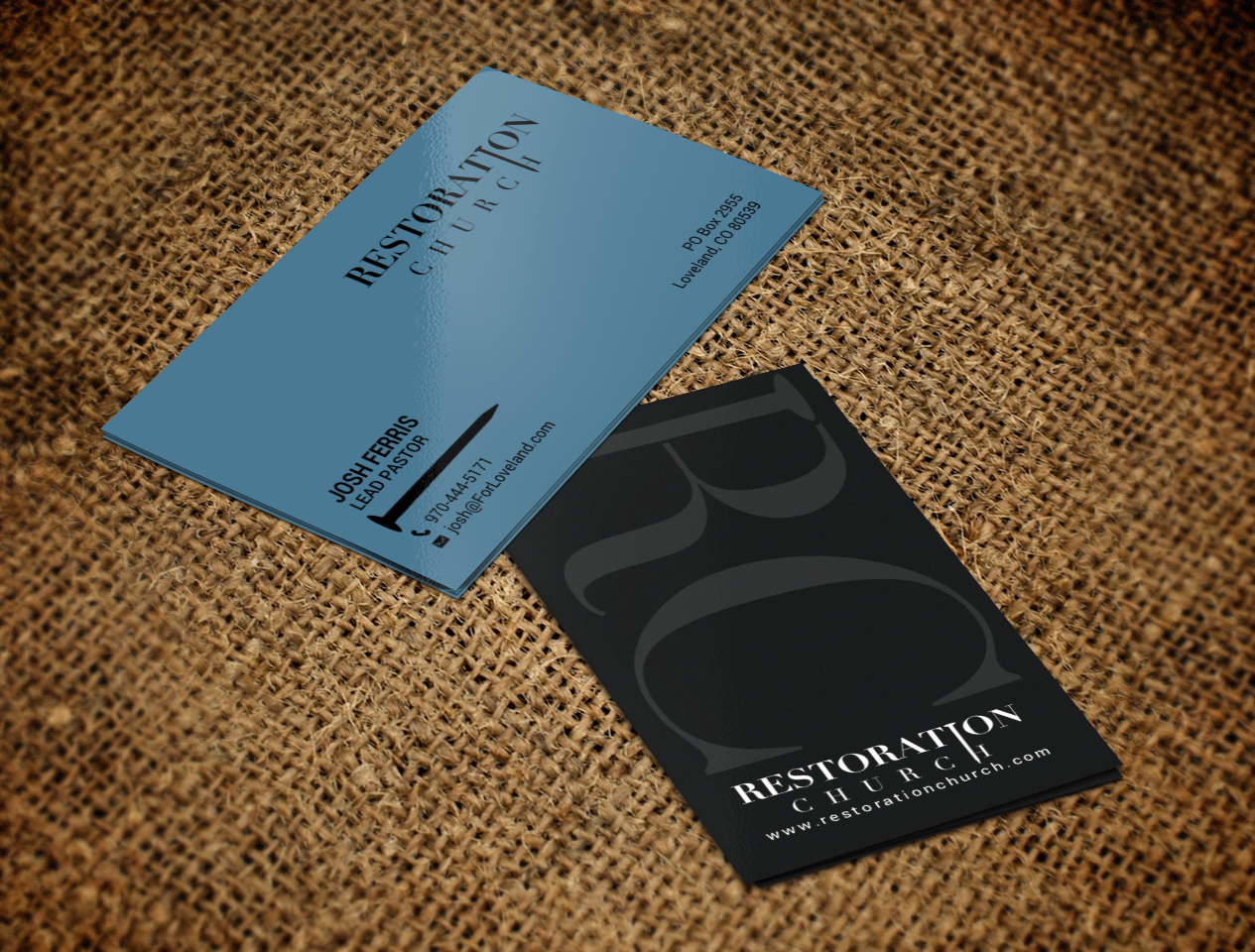 Business Card Design by chandrayaan.creative for Restoration Church | Design #19124172