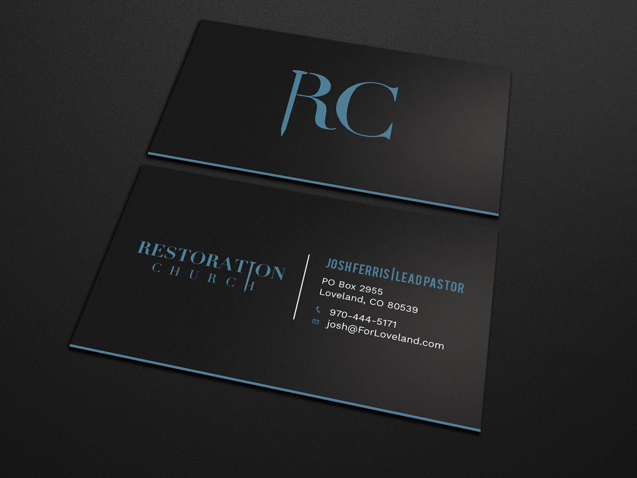 Business Card Design by Tripti Ranjan Gain for Restoration Church | Design #19074056