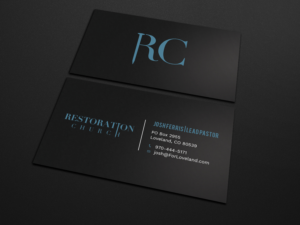 Business Card Design by Tripti Ranjan Gain for Restoration Church | Design: #19074059