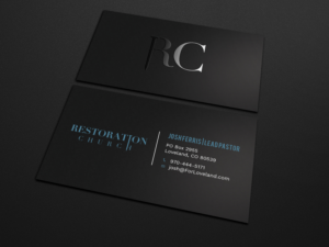 Business Card Design by Tripti Ranjan Gain for Restoration Church | Design: #19074060
