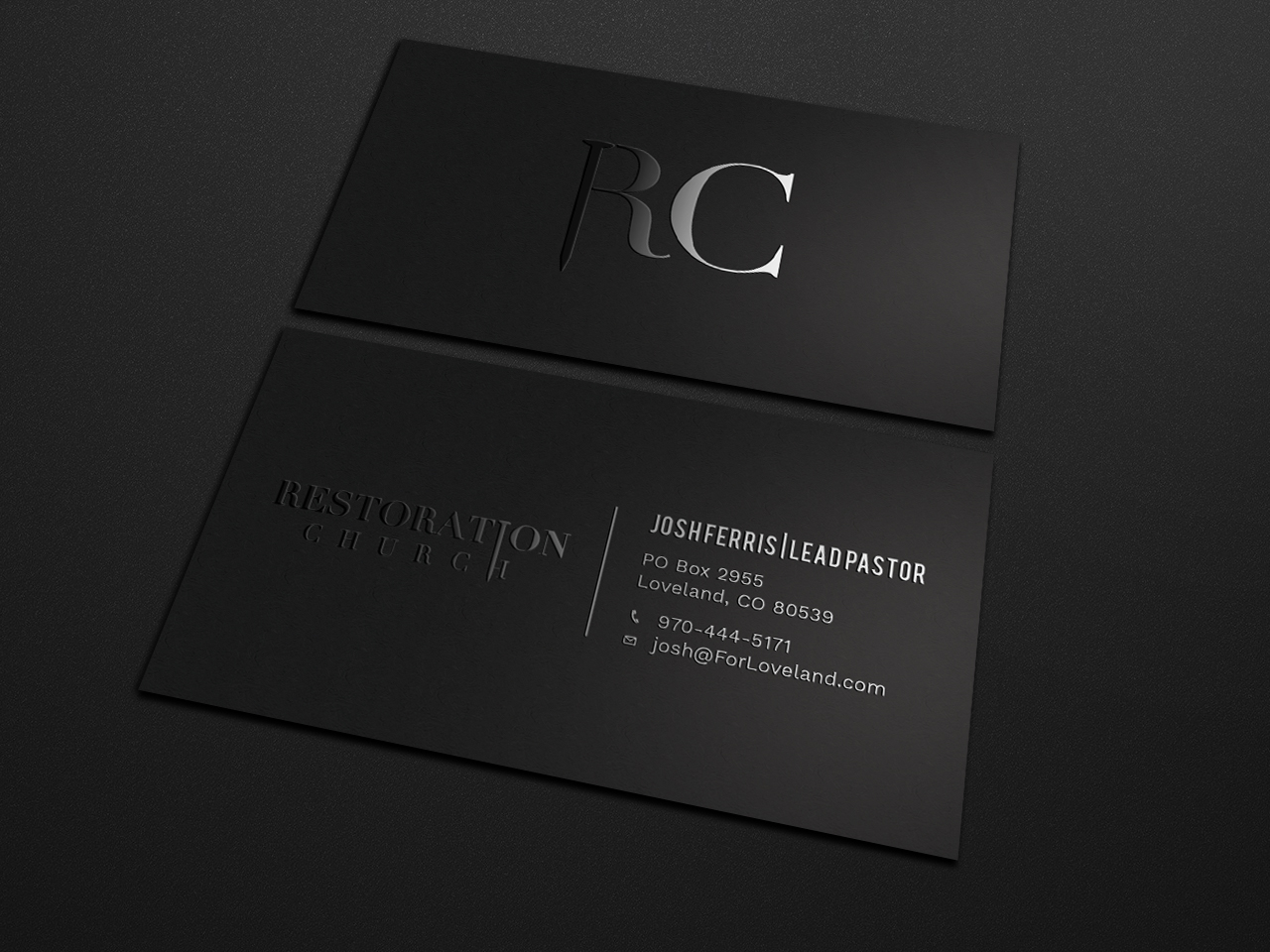 Business Card Design by Tripti Ranjan Gain for Restoration Church | Design #19074063