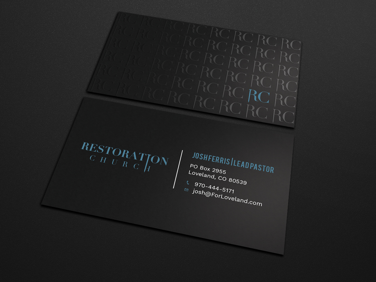 Business Card Design by Tripti Ranjan Gain for Restoration Church | Design #19074101