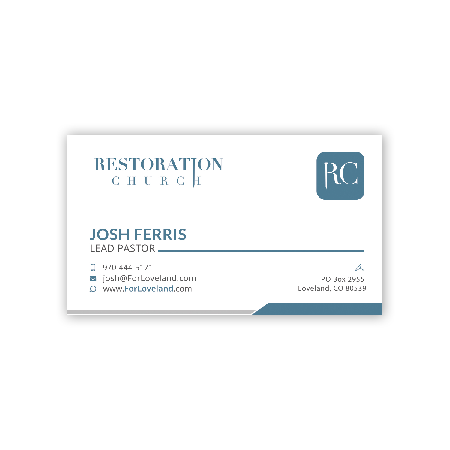 Business Card Design by Guruje for Restoration Church | Design #19075901