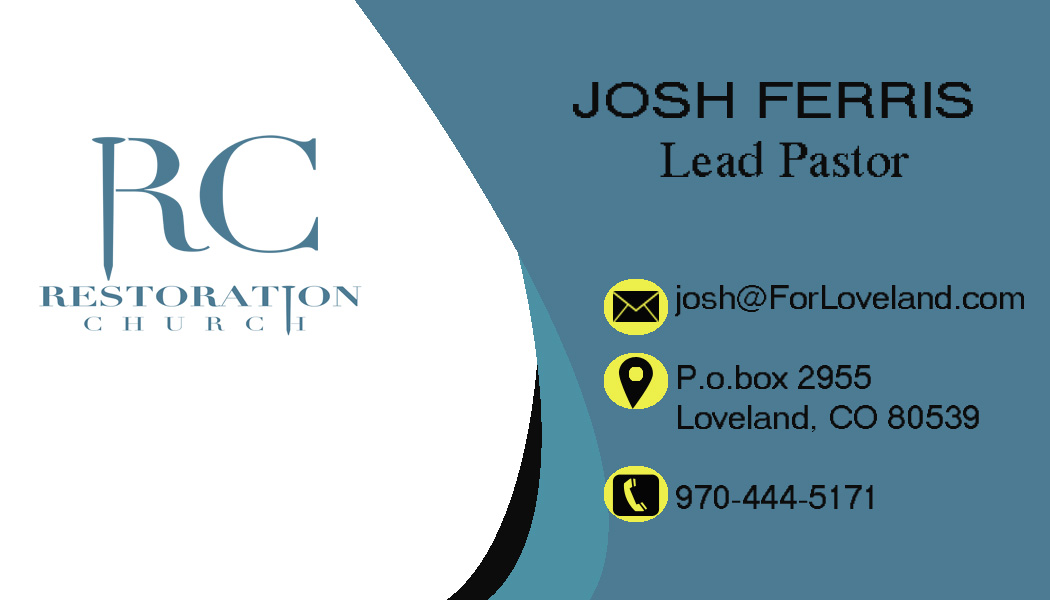 Business Card Design by raymond 4 for Restoration Church | Design #19072185