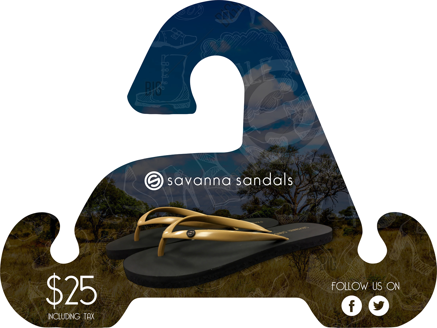 Signage Design by ecorokerz for Savanna Sandals | Design #19144336