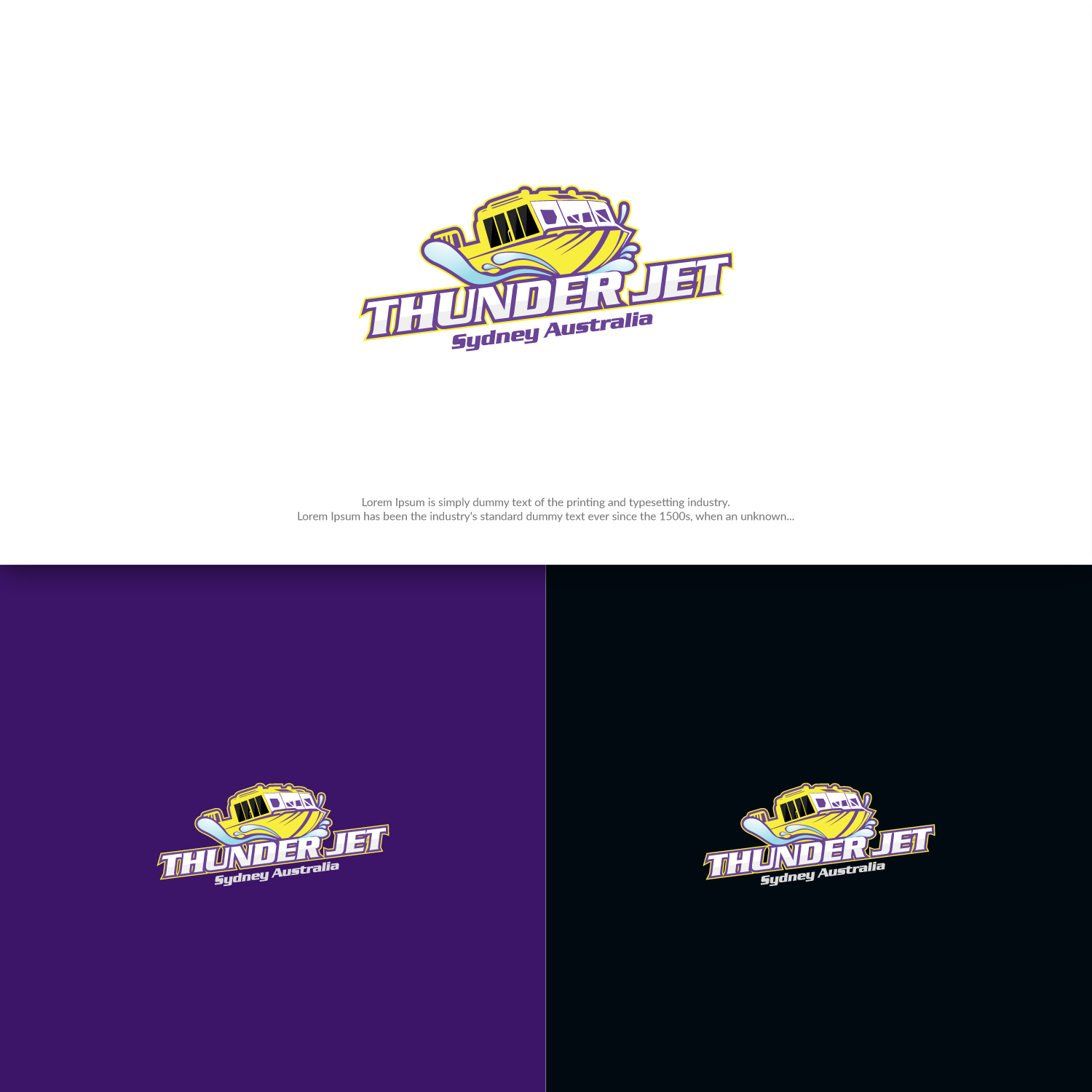 Logo-Design von ideaz2050 für Thunder Jet Boating | Design #19068628