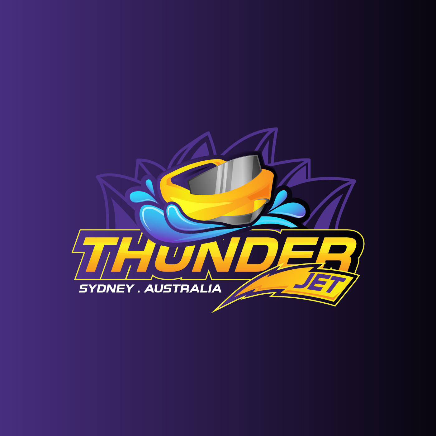 Logo Design by Veronica Dan for Thunder Jet Boating | Design #19117553