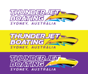 Logo Design by sourgraping for Thunder Jet Boating | Design: #19093733
