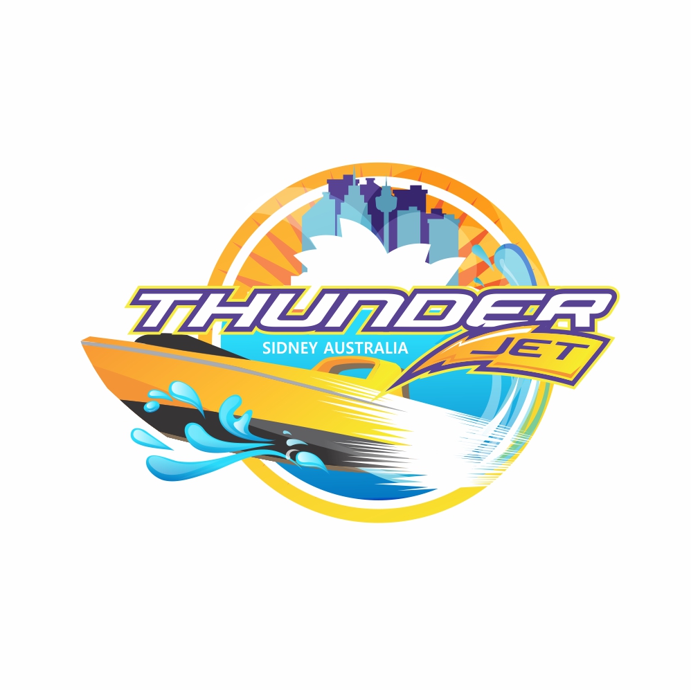 Logo Design by joshgraph for Thunder Jet Boating | Design #19125845