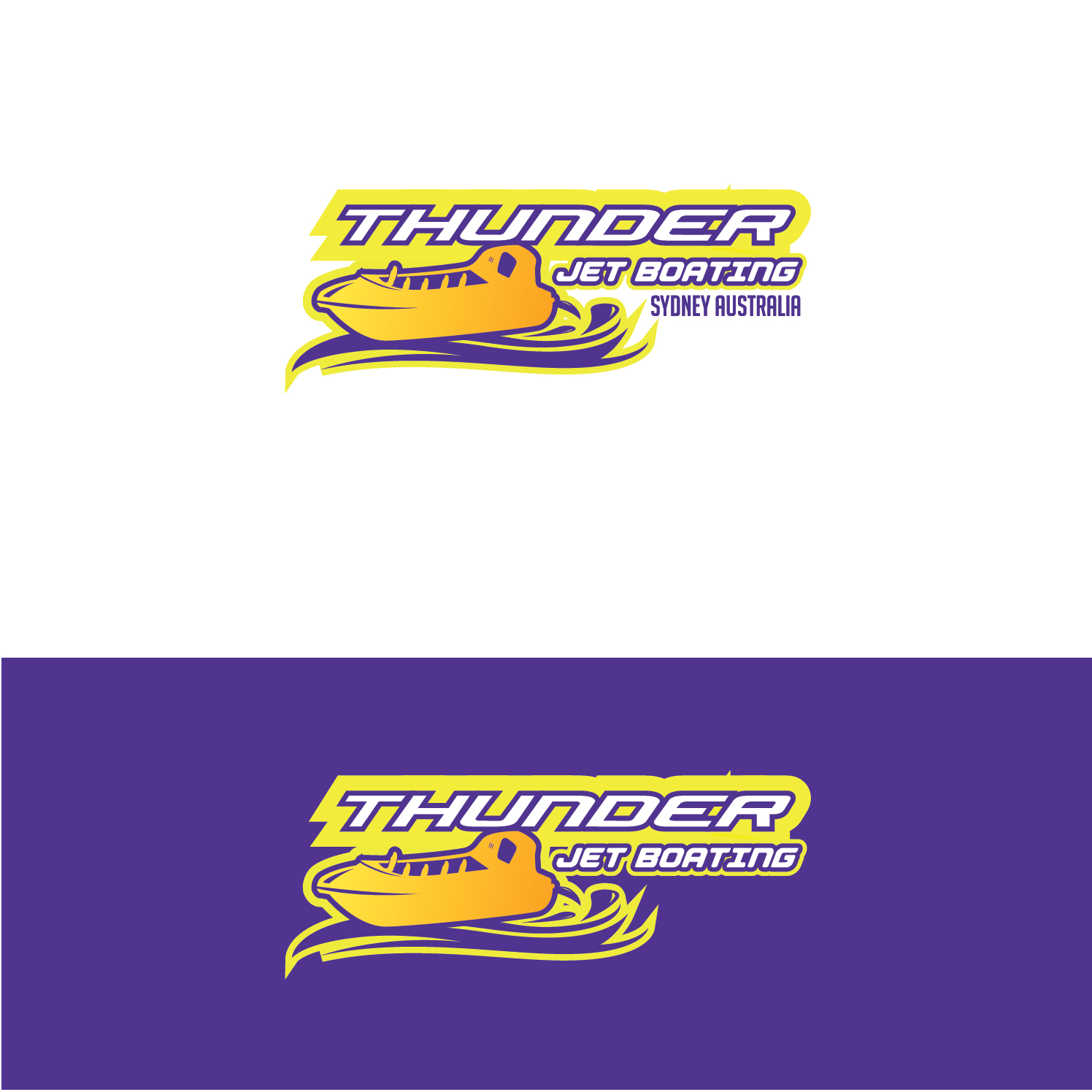 Logo Design by Deziners Zone for Thunder Jet Boating | Design #19078879