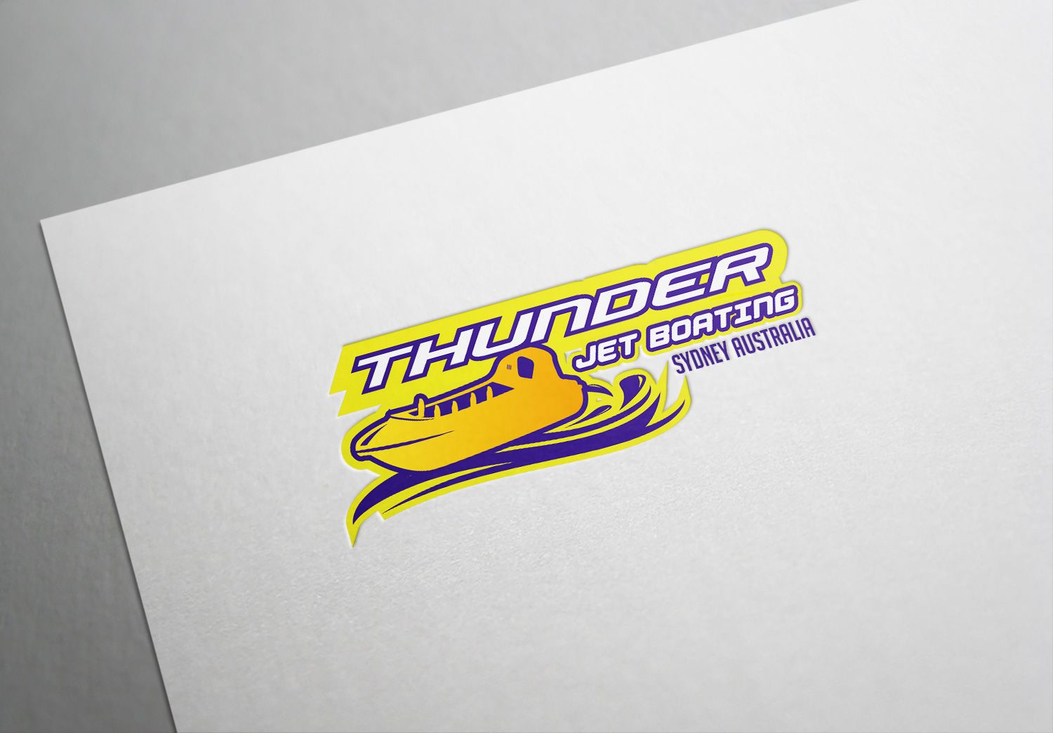 Logo-Design von Deziners Zone für Thunder Jet Boating | Design #19078902