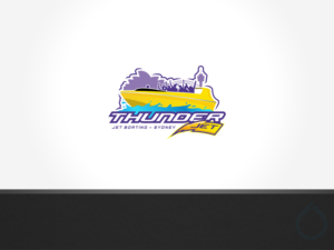 Logo Design by aquabomb26 for Thunder Jet Boating | Design: #19153942