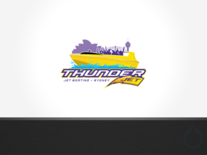 Logo Design by aquabomb26 for Thunder Jet Boating | Design: #19207789