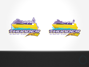 Logo Design by aquabomb26 for Thunder Jet Boating | Design: #19271233