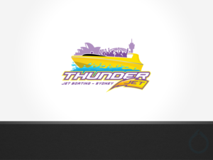Logo Design by aquabomb26 for Thunder Jet Boating | Design: #19408746