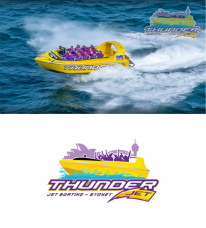Logo Design by aquabomb26 for Thunder Jet Boating | Design #19528684