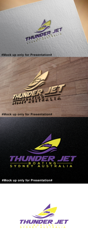 Logo Design by designmind78 for Thunder Jet Boating | Design: #19075070