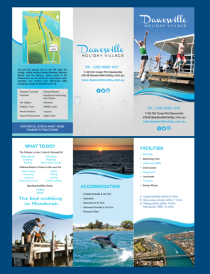 Dawesville Holiday Village Flyer Project  | Flyer-Design von chandrayaan.creative