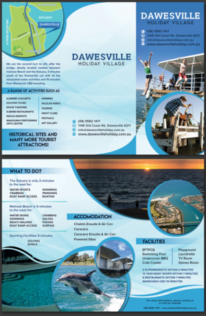 Dawesville Holiday Village Flyer Project  | Design de Flyer par EA5Designs