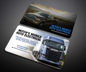 Auto electrical business that is mobile so we come to you so it doesn't matter if the car, 4wd, cara | Design de Carte de Visite par Designers Hub