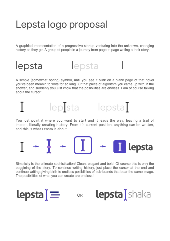 Logo-Design von Guidione Machava für Lepsta (Pty) Ltd | Design: #19200043