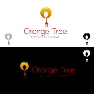 Orange Tree Restaurant and Bar | Logo Design by logomaniac