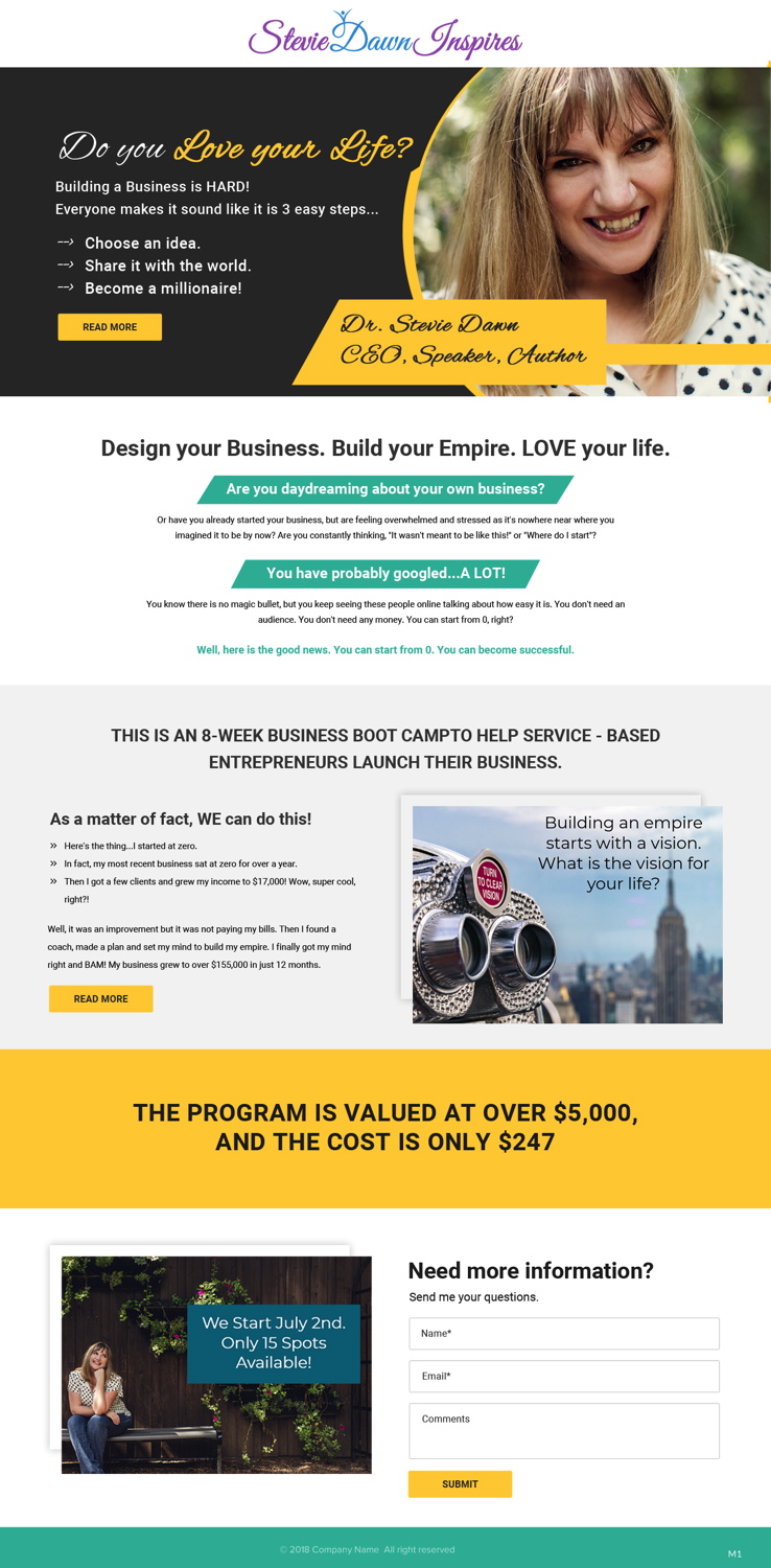 Web Design by pb for this project | Design #19079364