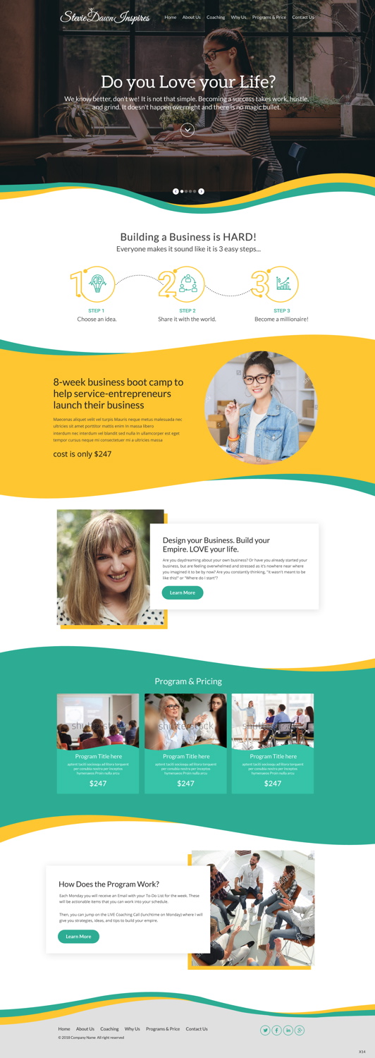 Web Design by pb for this project | Design #19079369