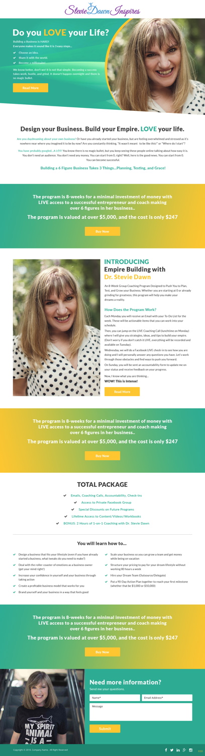 Web Design by pb for this project | Design #19089418