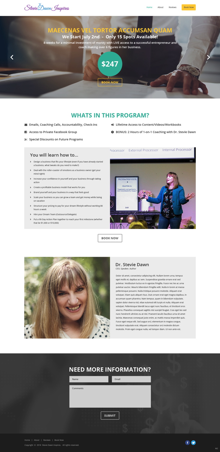 Web Design by pb for this project | Design #19089420