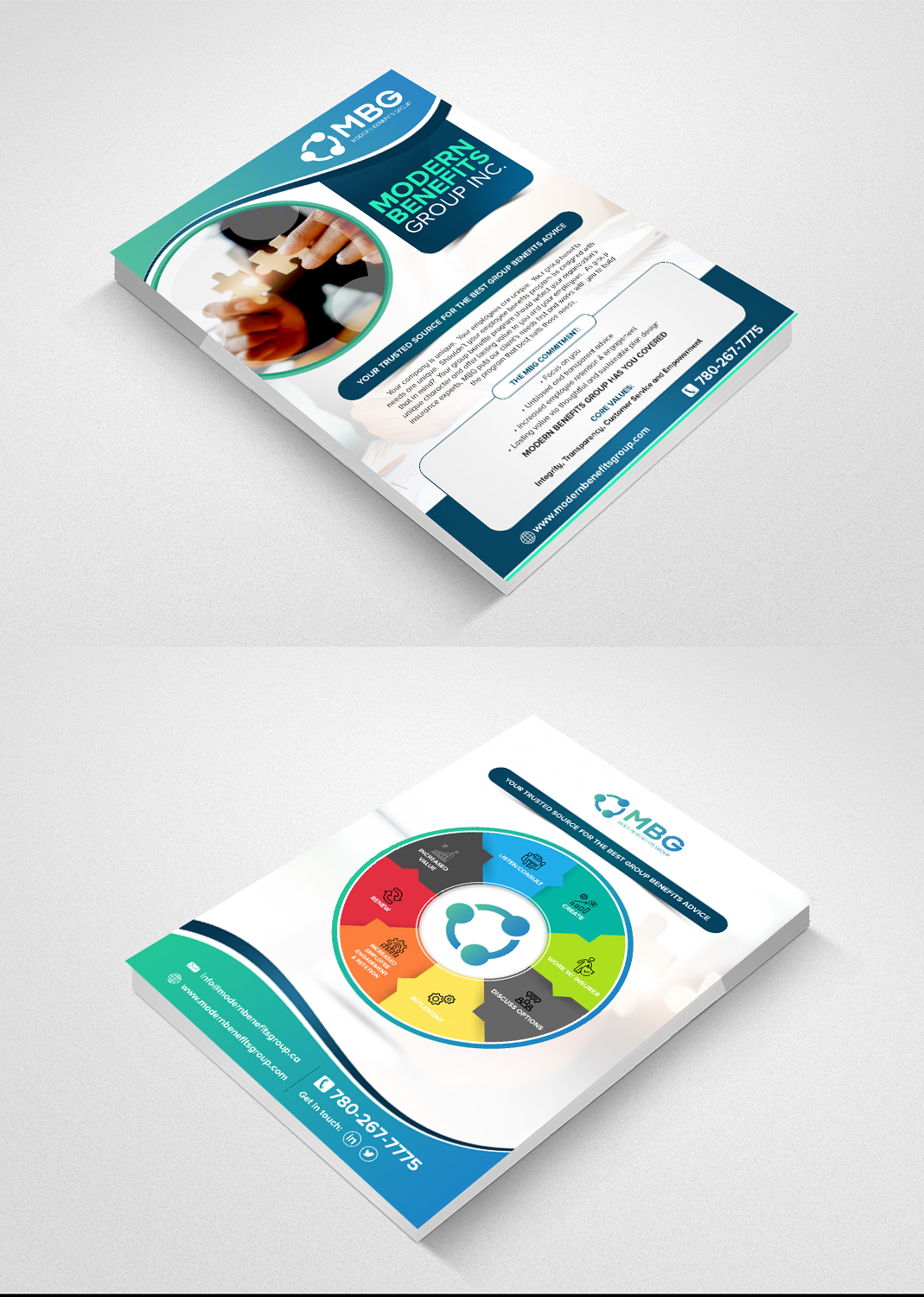 Flyer Design by creative.bugs for Modern Benefits Group Inc. | Design #19176793