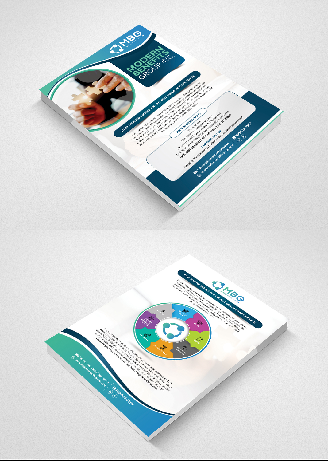Flyer Design by creative.bugs for Modern Benefits Group Inc. | Design #19238758