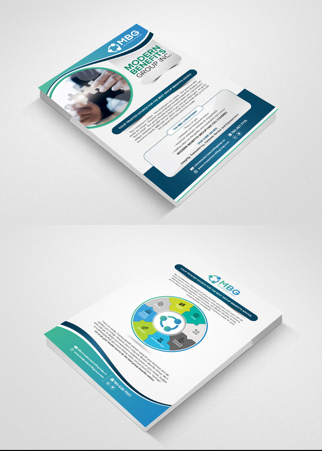 Flyer Design by creative.bugs for Modern Benefits Group Inc. | Design #19249996