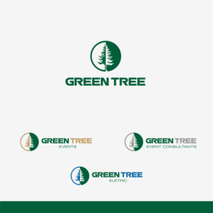 see above for needed variations: Green Tree, Green Tree Events, Green Tree Event Consultants, LLC, Green Tree Electric | Logo-Design von CKS d e s i g n