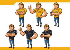 Don Truck Mascot / Character Design