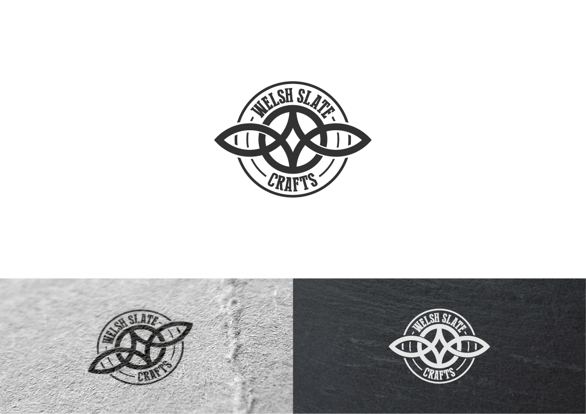 Logo Design by The Marble Peach for Welsh Slate Crafts | Design #19097367
