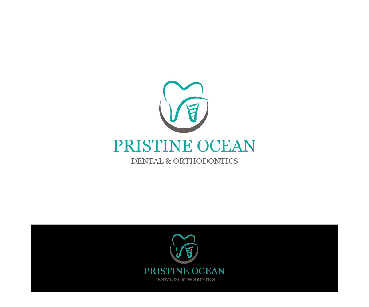 Logo-Design von Isnah Logo für Pristine Ocean Dental @ Orthodontics | Design #19089301