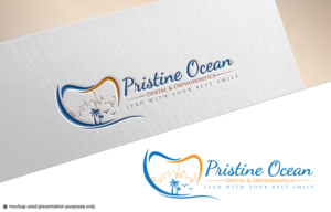 Logo-Design von Rubia@ für Pristine Ocean Dental @ Orthodontics | Design: #19103134