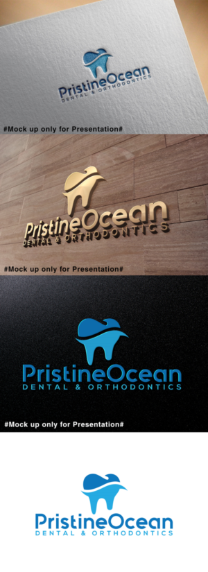 Logo-Design von designmind78 für Pristine Ocean Dental @ Orthodontics | Design: #19085422
